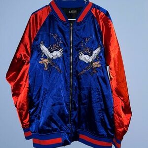 Men’s Large Access Stitched Jacket Bomber Varsity style full zip rate